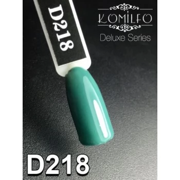 Gel polish D218 8 ml Komilfo Deluxe (muted, greenish-turquoise, enamel)
