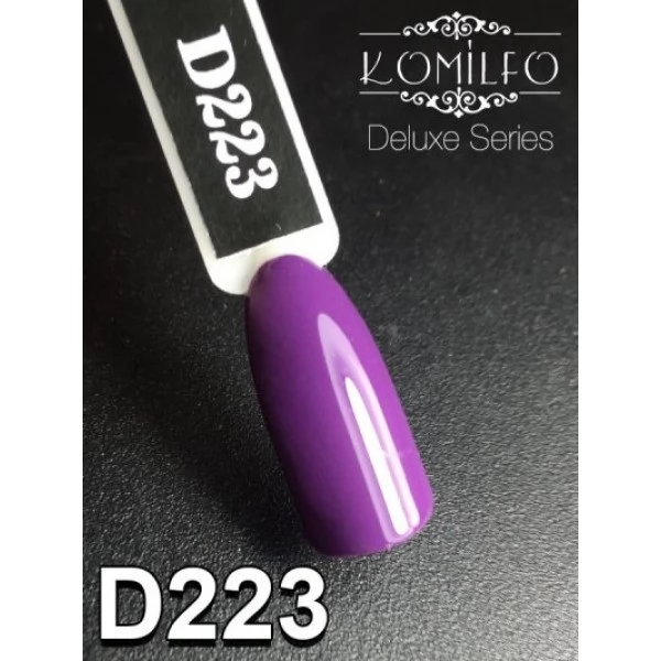 Gel polish D223 8 ml Komilfo Deluxe (plum purple, enamel) Gel polish D223 8 ml Komilfo Deluxe (plum purple, enamel)