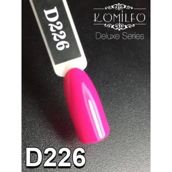 Gel polish D226 8 ml Komilfo Deluxe (pink magenta, enamel)