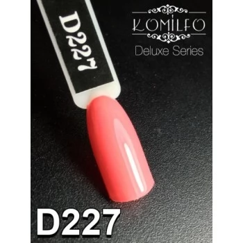 Gel polish D227 8 ml Komilfo Deluxe (pink-coral, enamel)