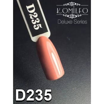 Gel polish D235 8 ml Komilfo Deluxe (beige brown, enamel)