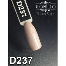 Gel polish D237 8 ml Komilfo Deluxe (gray asphalt, enamel)