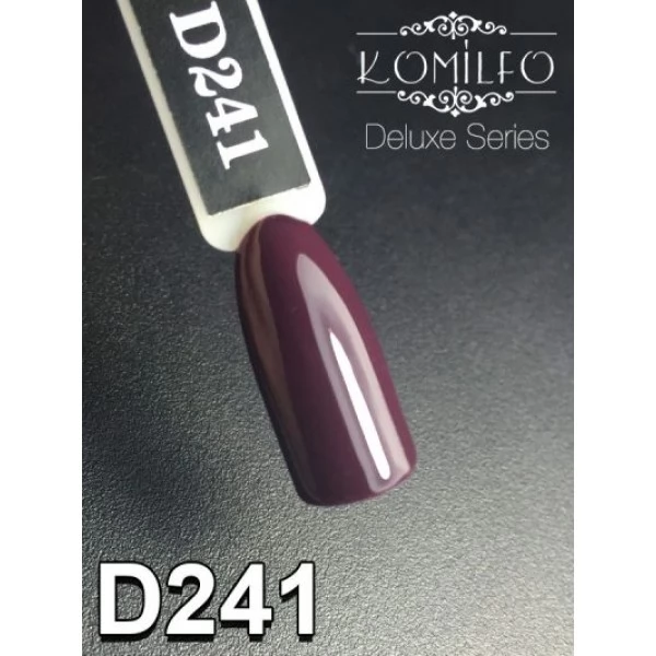 Gel polish D241 8 ml Komilfo Deluxe (dark purple, enamel) Gel polish D241 8 ml Komilfo Deluxe (dark purple, enamel)
