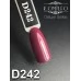 Gel polish D242 8 ml Komilfo Deluxe (classic marsala, enamel) Gel polish D242 8 ml Komilfo Deluxe (classic marsala, enamel)