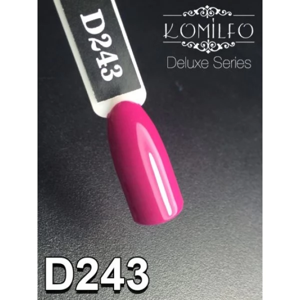 Gel polish D243 8 ml Komilfo Deluxe (dark fuchsia, enamel) Gel polish D243 8 ml Komilfo Deluxe (dark fuchsia, enamel)