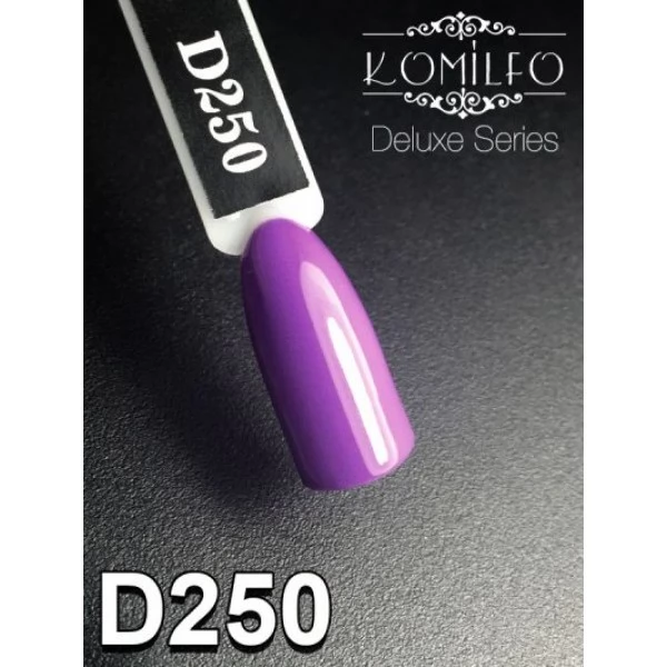 Gel polish D250 8 ml Komilfo Deluxe (lilac, enamel) Gel polish D250 8 ml Komilfo Deluxe (lilac, enamel)