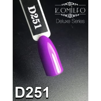 Gel polish D251 8 ml Komilfo Deluxe (rich lilac, enamel)