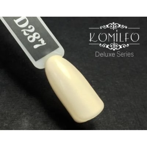 Gel polish D287 8 ml Komilfo Deluxe (ivory, enamel) Gel polish D287 8 ml Komilfo Deluxe (ivory, enamel)