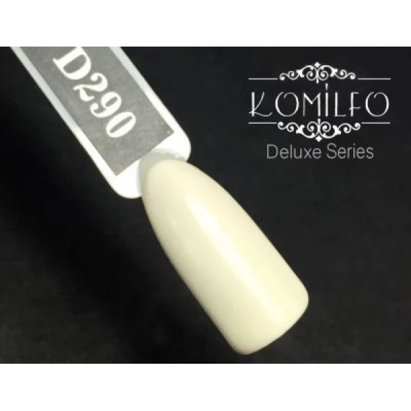 Gel polish D290 8 ml Komilfo Deluxe (white-gray, enamel) Gel polish D290 8 ml Komilfo Deluxe (white-gray, enamel)