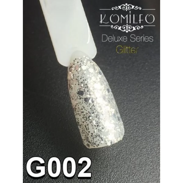 Gel polish G002 8 ml Komilfo Glitter Gel polish G002 8 ml Komilfo Glitter