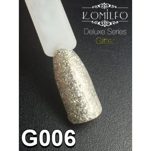Gel polish G006 8 ml Komilfo Glitter Gel polish G006 8 ml Komilfo Glitter