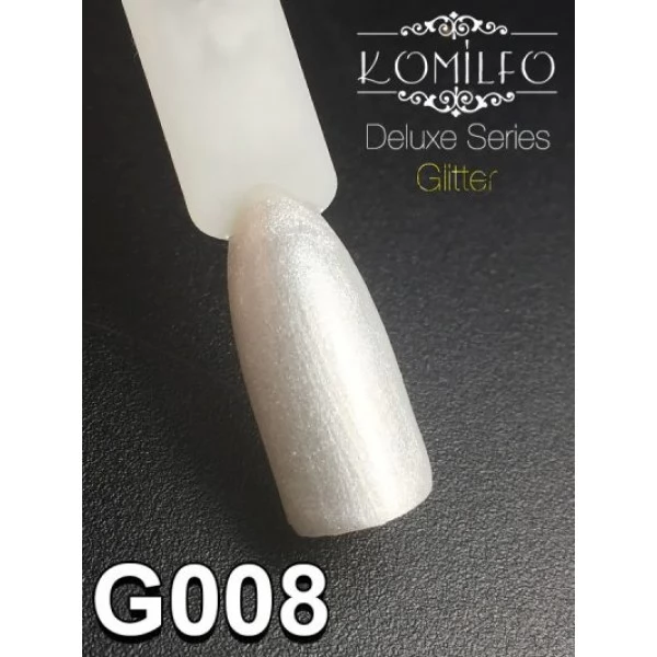 Gel polish G008 8 ml Komilfo Glitter Gel polish G008 8 ml Komilfo Glitter