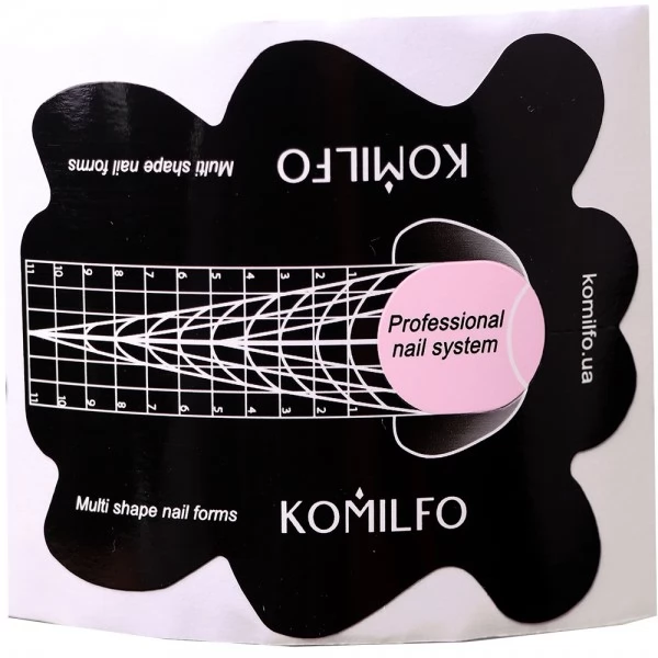 Komilfo Multi Shape Nail Forms 500 pcs Komilfo Multi Shape Nail Forms 500 pcs