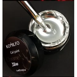 Komilfo Gel Paint Chrome Silver 5 ml
