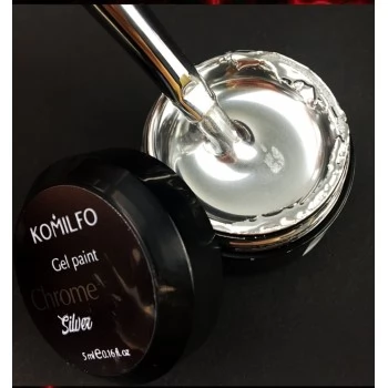 Komilfo Gel Paint Chrome Silver 5 ml