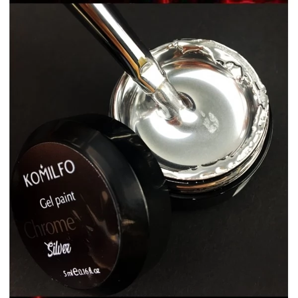 Komilfo Gel Paint Chrome Silver 5 ml Komilfo Gel Paint Chrome Silver 5 ml