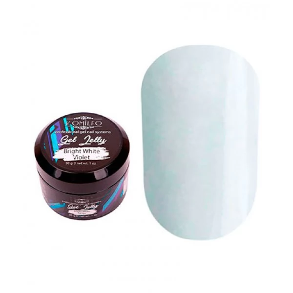 Komilfo Gel Jelly Bright White Violet 30 gr