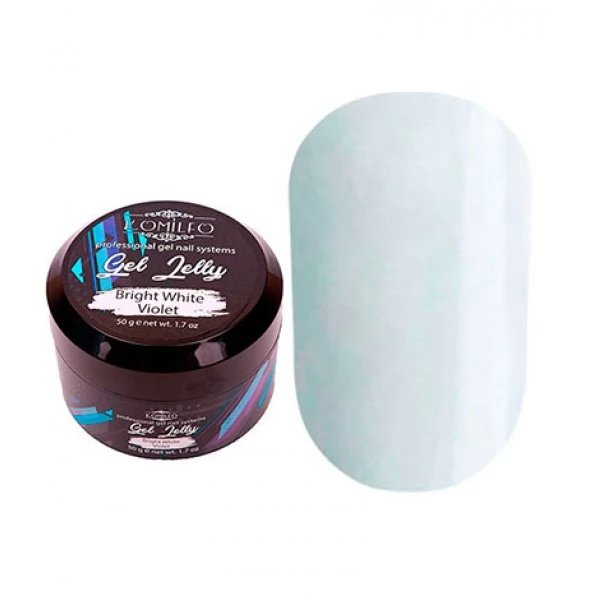 Komilfo Gel Jelly Bright White Violet 50 gr