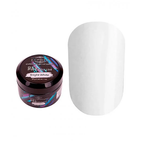 Komilfo Gel Premium Bright White 30 gr Komilfo Gel Premium Bright White 30 gr