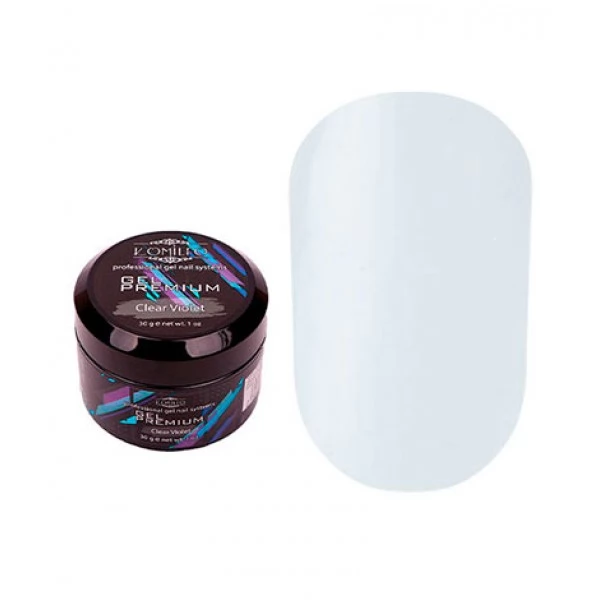 Komilfo Gel Premium Clear Violet 30 gr Komilfo Gel Premium Clear Violet 30 gr