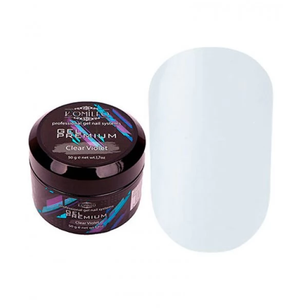 Komilfo Gel Premium Clear Violet 50 gr Komilfo Gel Premium Clear Violet 50 gr