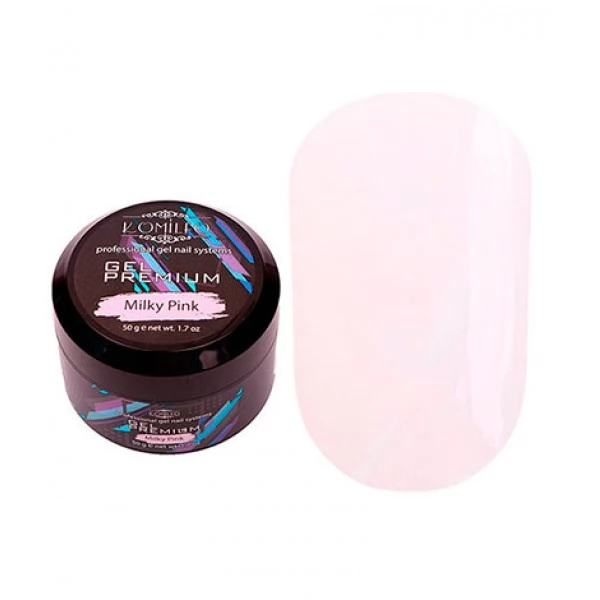 Komilfo Gel Premium Milky Pink 50 gr Komilfo Gel Premium Milky Pink 50 gr