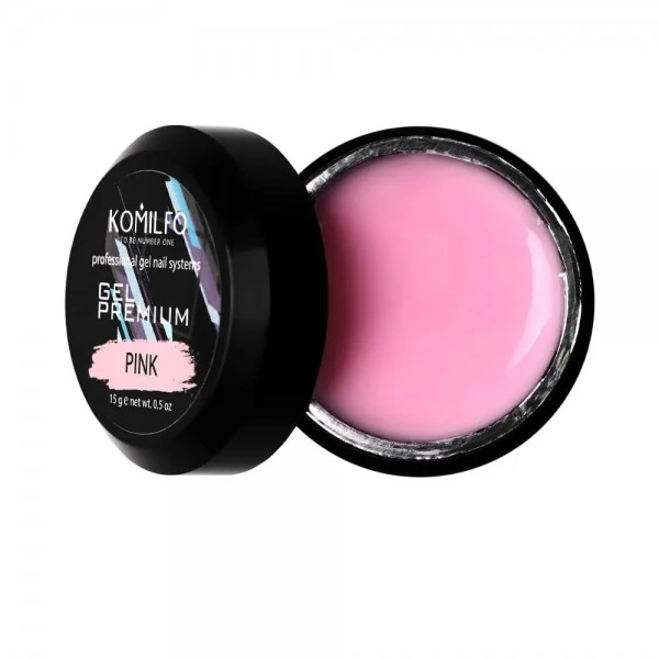 Komilfo Gel Premium Pink 15 gr Komilfo Gel Premium Pink 15 gr