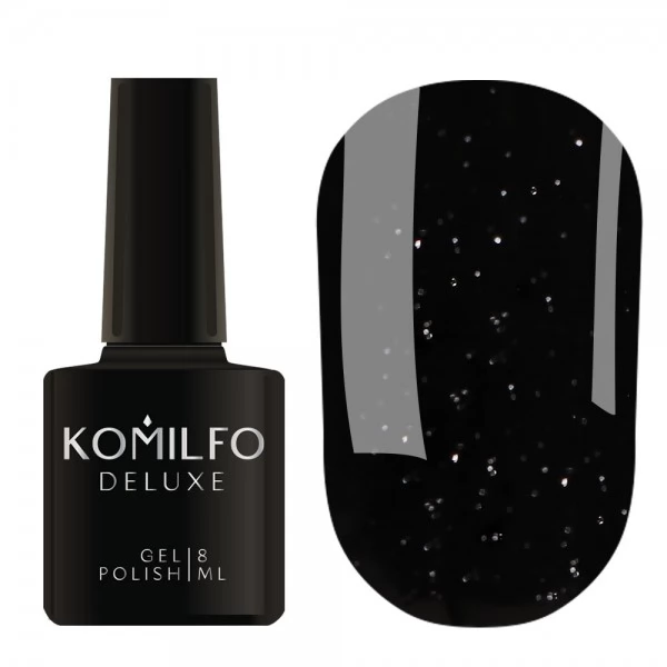 Komilfo Gel Polish Black Silver 8 ml