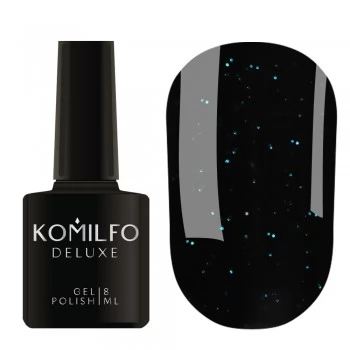 Komilfo Gel Polish Black Blue 8 ml