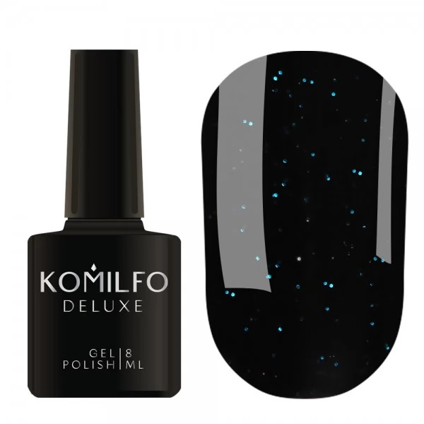 Komilfo Gel Polish Black Blue 8 ml