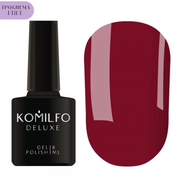 Komilfo Gel Polish Deluxe Series D096 HEMA-TPO free 8 ml Komilfo Gel Polish Deluxe Series D096 HEMA-TPO free 8 ml