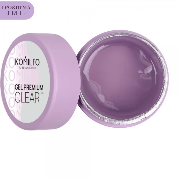 Komilfo Gel Premium Clear HEMA-TPO free 30 g Komilfo Gel Premium Clear HEMA-TPO free 30 g