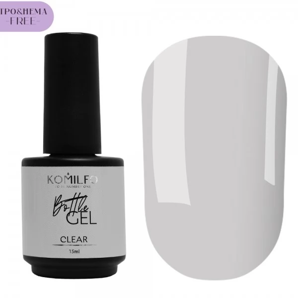 Komilfo Bottle Gel Clear HEMA-TPO free 15 ml Komilfo Bottle Gel Clear HEMA-TPO free 15 ml