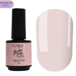 Komilfo Bottle Gel Milky Pink HEMA-TPO free 15 ml