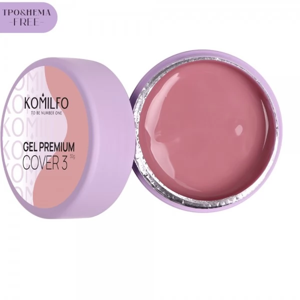 Komilfo Gel Premium Cover 3 HEMA-TPO free 30 g Komilfo Gel Premium Cover 3 HEMA-TPO free 30 g