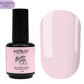 Komilfo Bottle Gel Blonde Pink HEMA-TPO free 15 ml
