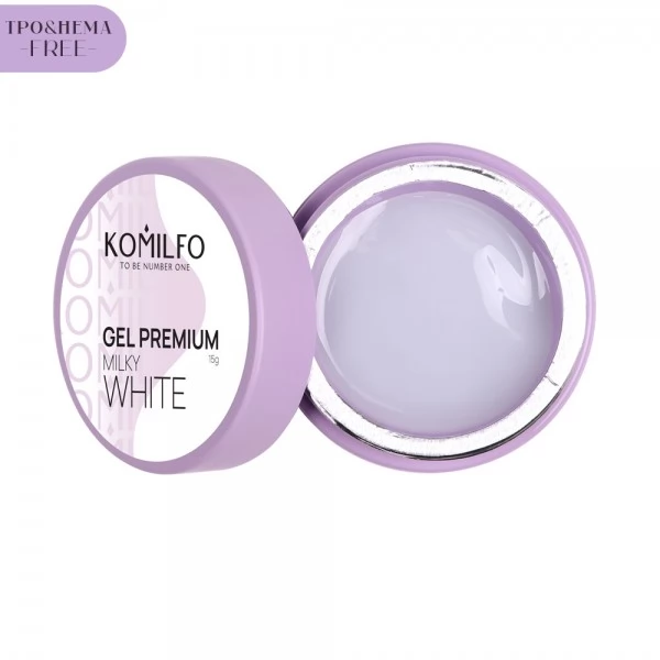 Komilfo Gel Premium Milky White HEMA-TPO free 15 g