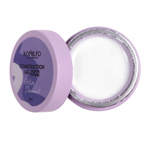 Komilfo Construction Gel 002 White Diamond 30 g Komilfo Construction Gel 002 White Diamond 30 g