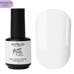 Komilfo Bottle Gel Milky White Intense HEMA-TPO free 15 ml