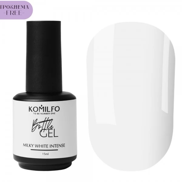Komilfo Bottle Gel Milky White Intense HEMA-TPO free 15 ml