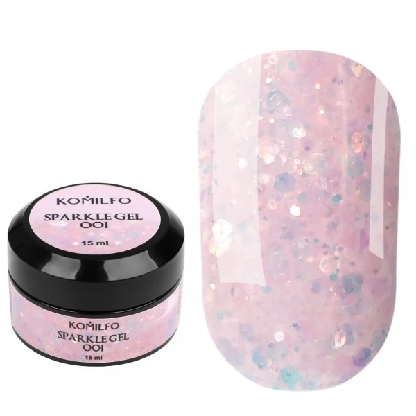 Komilfo Sparkle Gel 001 15 g