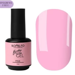 Komilfo Bottle Gel Pink HEMA-TPO free 15 ml