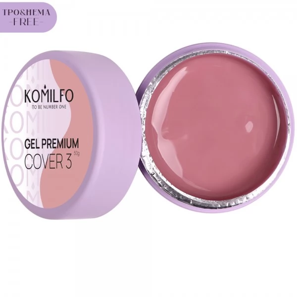 Komilfo Gel Premium Cover 3 HEMA-TPO free 50 g Komilfo Gel Premium Cover 3 HEMA-TPO free 50 g