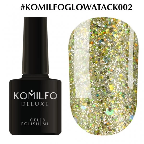 Gel polish 002 8 ml Glow Attack Komilfo Gel polish 002 8 ml Glow Attack Komilfo