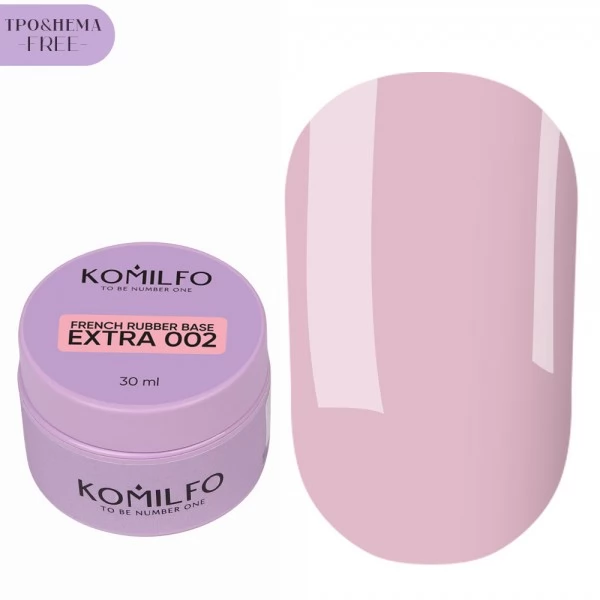 Komilfo French Rubber Base Extra 002 HEMA/TPO free 30 ml