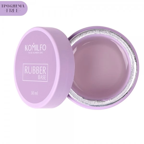 Komilfo - Rubber Base Coat HEMA/TPO free 30 ml (gel jar)