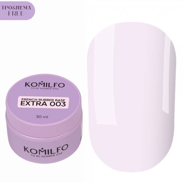 Komilfo French Rubber Base Extra 003 HEMA/TPO free 30 ml Komilfo French Rubber Base Extra 003 HEMA/TPO free 30 ml