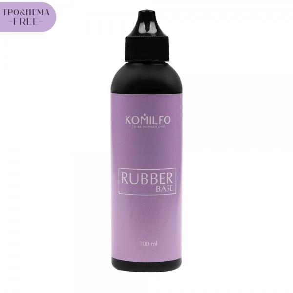 Komilfo - Rubber Base Coat HEMA/TPO free 100 ml (jar with nose) Komilfo - Rubber Base Coat HEMA/TPO free 100 ml (jar with nose)