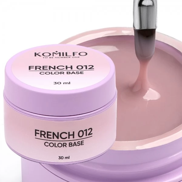 Komilfo Color Base French 012 HEMA/TPO free 30 ml (gel jar) Komilfo Color Base French 012 HEMA/TPO free 30 ml (gel jar)