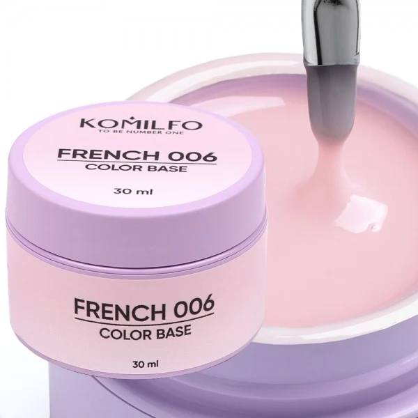 Komilfo Color Base French 006 HEMA/TPO free 30 ml (gel jar) Komilfo Color Base French 006 HEMA/TPO free 30 ml (gel jar)